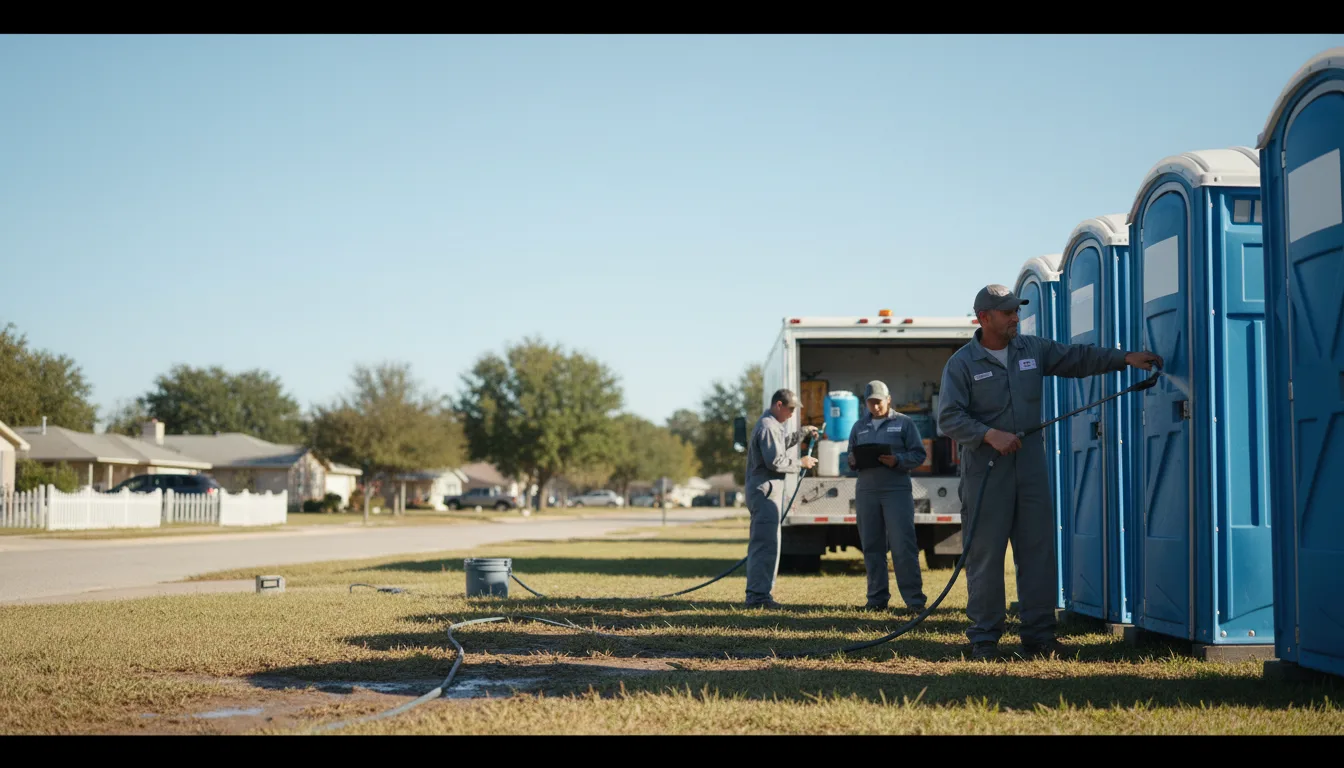 Long-Term Portable Toilet Rental in Benton, LA near me